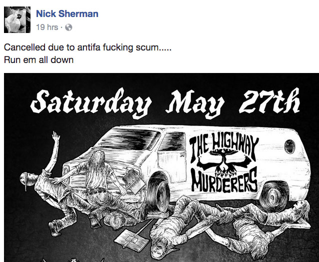 Stop Neo-Nazi Band the Highway Murderers from Performing in San